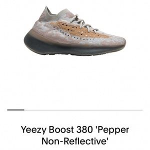 Yeezy Boost 380 Pepper Non-Reflective Size 7